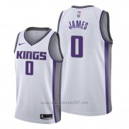 Camiseta Sacramento Kings Justin James #0 Association 2019-20 Blanco