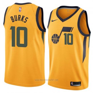 Camiseta Utah Jazz Alec Burks #10 Statement 2018 Amarillo