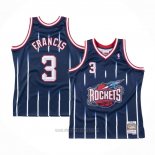 Camiseta Houston Rockets Steve Francis #3 Mitchell & Ness 1999-00 Azul