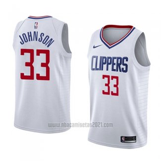 Camiseta Los Angeles Clippers Wesley Johnson #33 Association 2018 Blanco