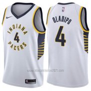 Camiseta Indiana Pacers Victor Oladipo #4 Association 2017-18 Blanco