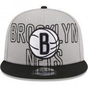 Gorra Brooklyn Nets NBA 2023 Draft Gris