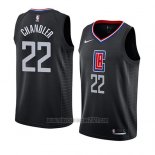 Camiseta Los Angeles Clippers Wilson Chandler #22 Statement 2019 Negro