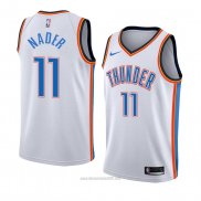 Camiseta Oklahoma City Thunderr Abdel Nader #11 Association 2017-18 Blanco