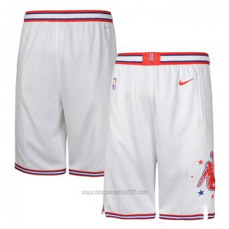 Pantalone Houston Rockets Ciudad 2023-24 Blanco