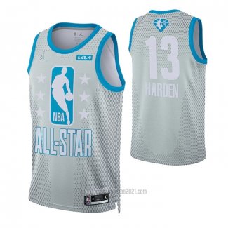 Camiseta All Star 2022 Brooklyn Nets James Harden #13 Gris