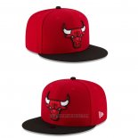 Gorra Chicago Bulls New Era 9FIFTY Adjustable Snapback Rojo Negro