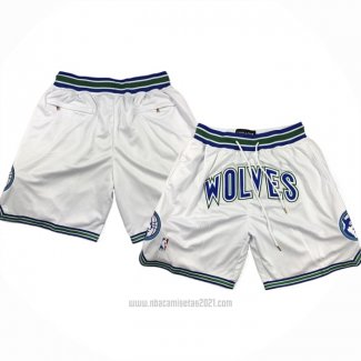 Pantalone Minnesota Timberwolves Classic Just Don Blanco