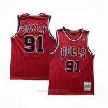 Camiseta Chicago Bulls Dennis Rodman #91 Mitchell & Ness 1996-97 Rojo