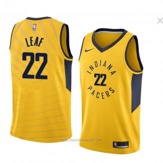 Camiseta Indiana Pacers Tj Leaf #22 Statement 2018 Amarillo