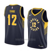 Camiseta Indiana Pacers Tyreke Evans #12 Icon 2018 Azul