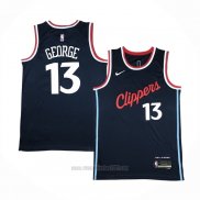 Camiseta Los Angeles Clippers Paul George #13 Icon 2024-25 Azul