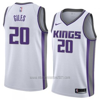 Camiseta Sacramento Kings Harry Giles #20 Association 2018 Blanco