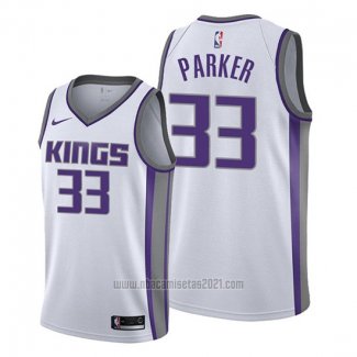 Camiseta Sacramento Kings Jabari Parker #33 Association 2019-20 Blanco