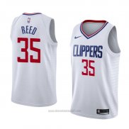 Camiseta Los Angeles Clippers Willie Reed #35 Association 2018 Blanco