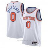 Camiseta New York Knicks Donte Divincenzo #0 Association Blanco