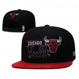 Gorra Chicago Bulls Negro Rojo8
