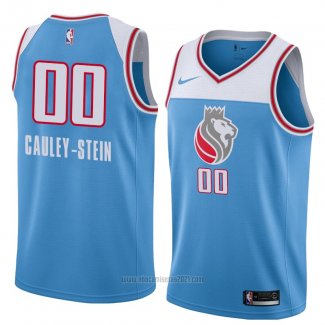 Camiseta Sacramento Kings Willie Cauley-Stein #00 Ciudad 2018 Azul