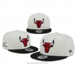 Gorra Chicago Bulls New Era x Staple Snapback Crema Negro