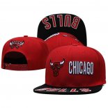 Gorra Chicago Bulls Negro Rojo6