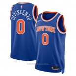Camiseta New York Knicks Donte Divincenzo #0 Icon Azul