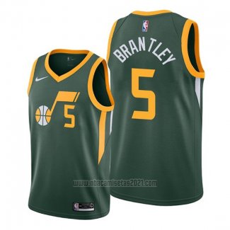 Camiseta Utah Jazz Jarrell Brantley #5 Earned 2019-20 Verde