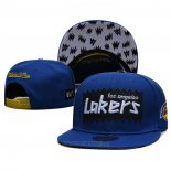Gorra Los Angeles Lakers Mitchell & Ness STA3 Wool Snapback Azul