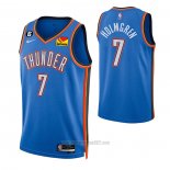 Camiseta Oklahoma City Thunder Chet Holmgren #7 Icon Azul