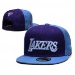 Gorra Los Angeles Lakers Ciudad Edition 2021-22 9FIFTY Snapback Azul Violeta