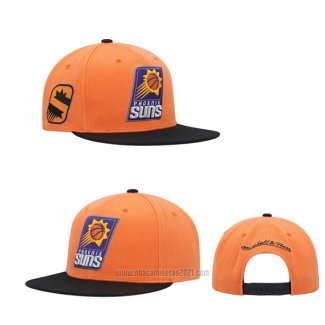 Gorra Phoenix Suns Mitchell & Ness Naranja Negro