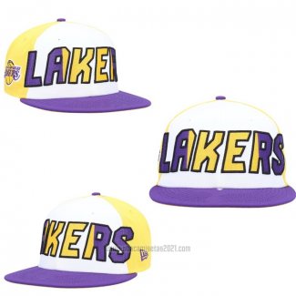 Gorra Los Angeles Lakers 9FIFTY Violeta Blanco Amarillo
