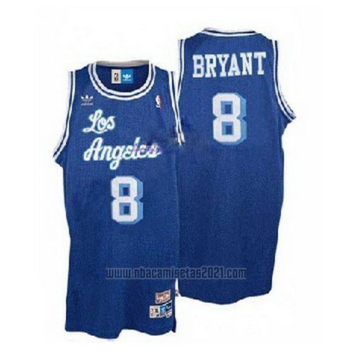 Camiseta Los Angeles Lakers Kobe Bryant #8 Retro Azul Baratas